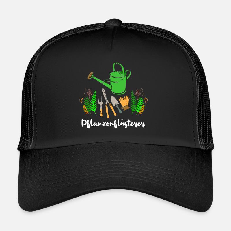 Gärtner Pflanzenflüsterer Hobbygärtner - Trucker Cap - Schwarz/Schwarz