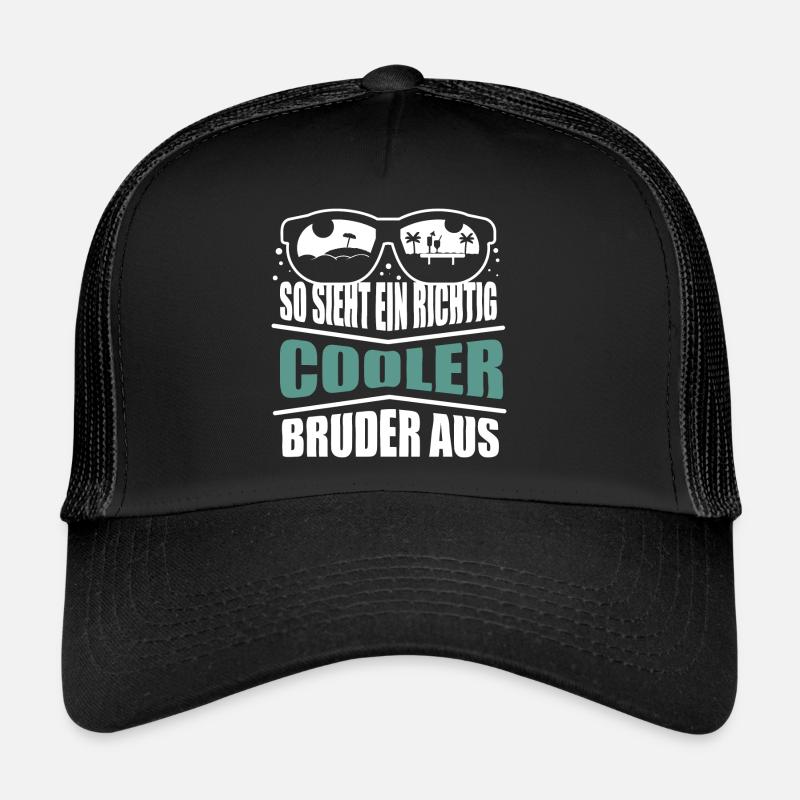 Cooler Bruder Geschenkidee für Brüder Geschenke Trucker Cap