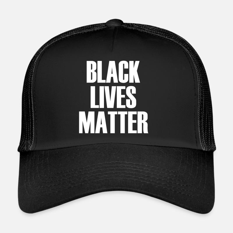 Black Lives Matter - Casquette trucker  - noir/noir