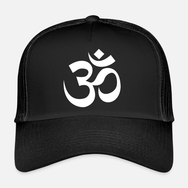 om symbol meditate Buddhism symbol chakra Trucker Cap