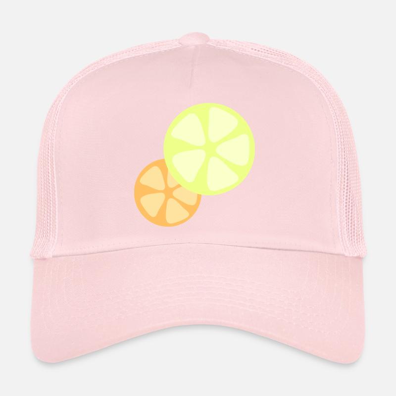 Lemon Orange Trucker Cap