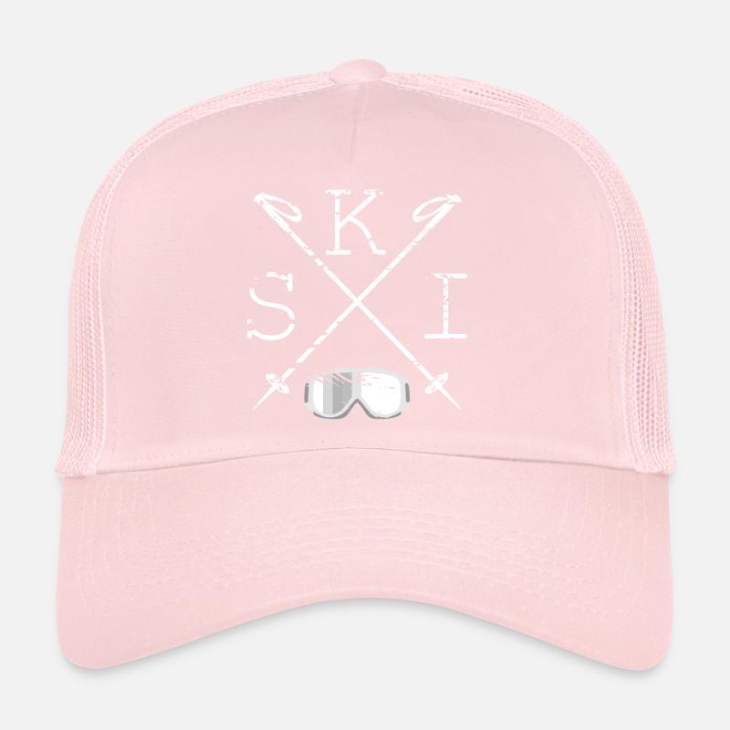 ski schnee winter geschenkidee Trucker Cap