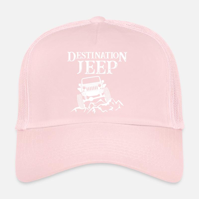 Destinations Jeeps Casquette trucker 