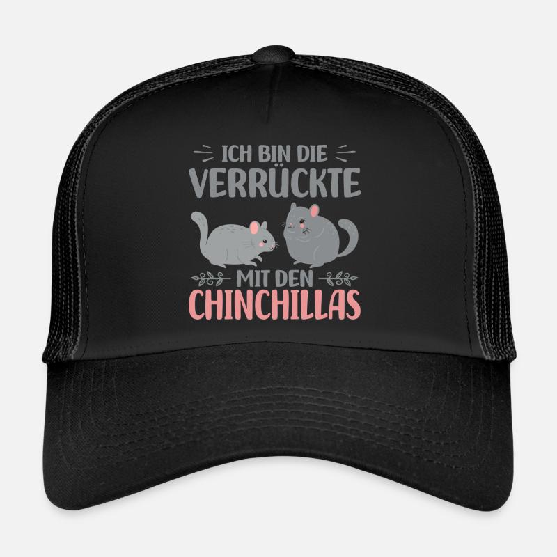 Chinchilla - Trucker Cap - Schwarz/Schwarz