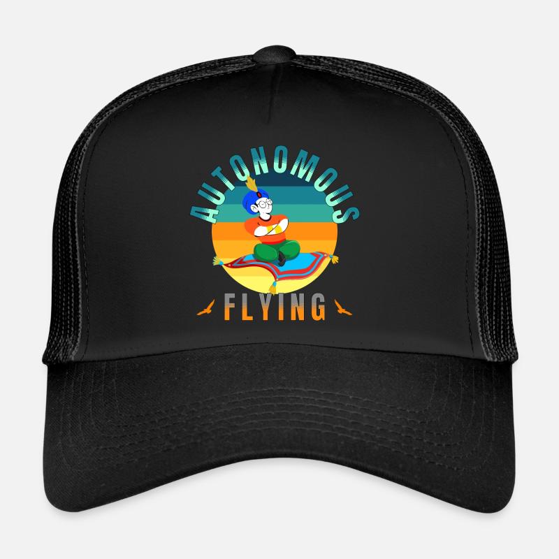 autonomous flying not new technology flying carpet Trucker Cap