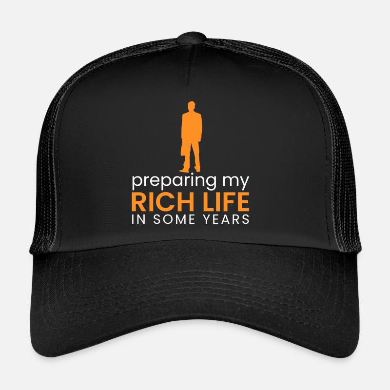 bald mein reiches Leben vorzubereiten Trucker Cap