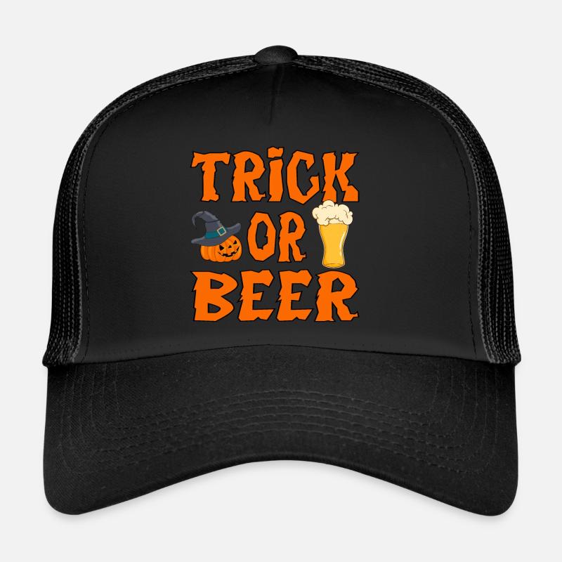 Astuce d’Halloween ou bière Casquette trucker 
