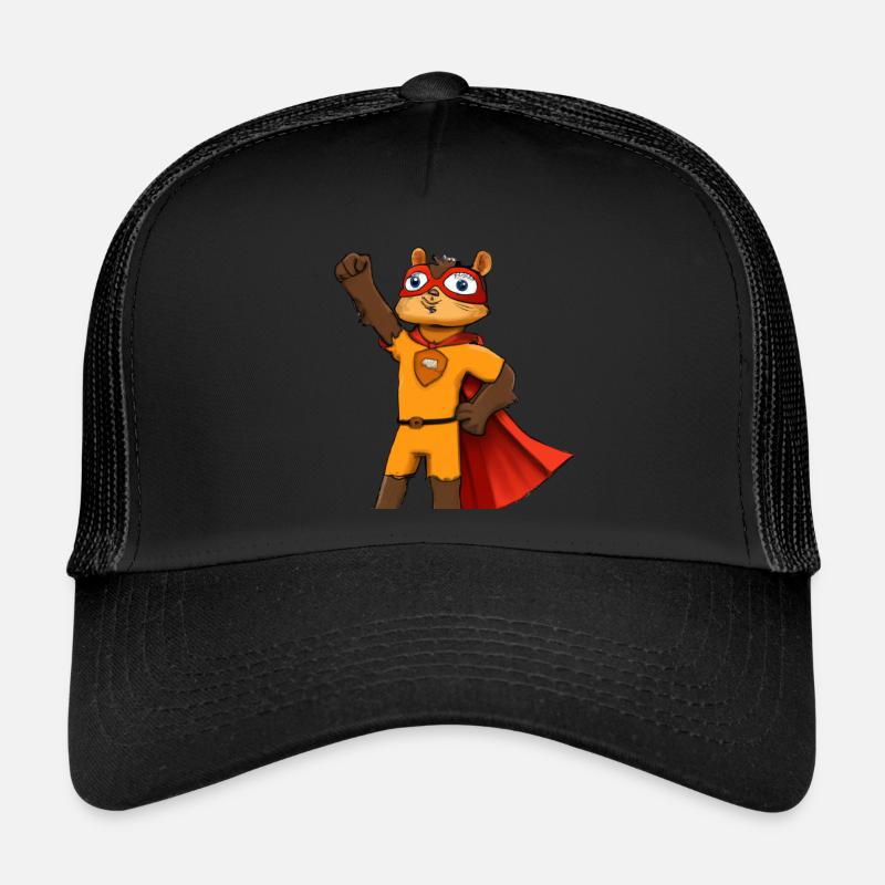 Squirrel super hero Trucker Cap