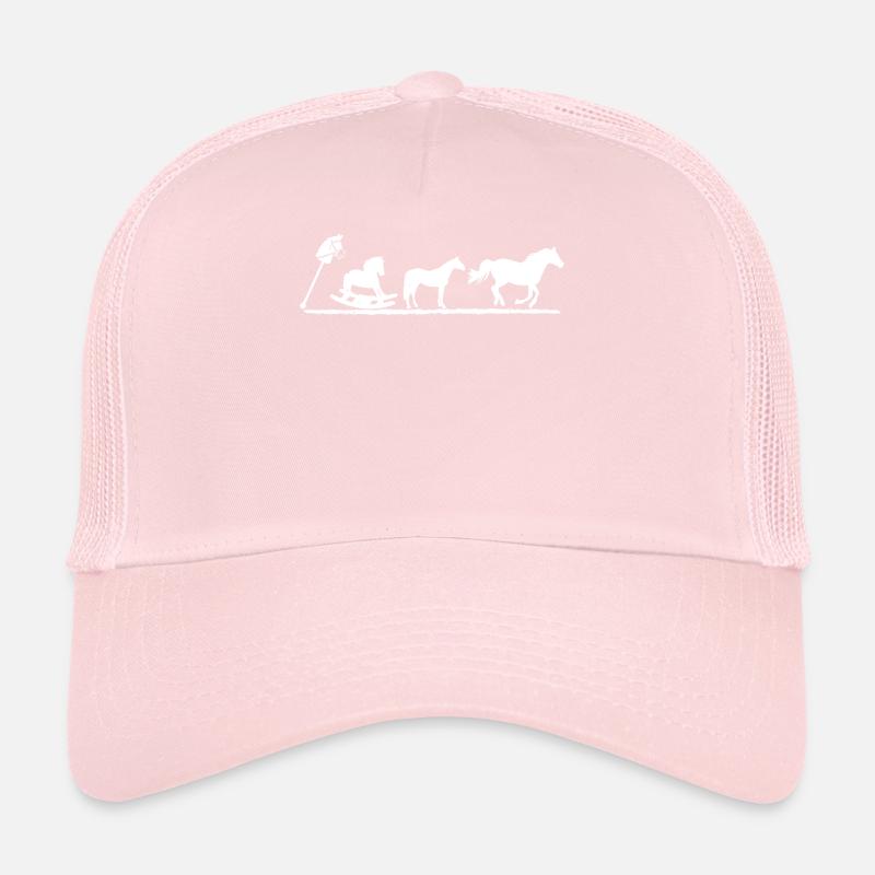La vie est meilleure avec les chevaux Evolution Casquette trucker 