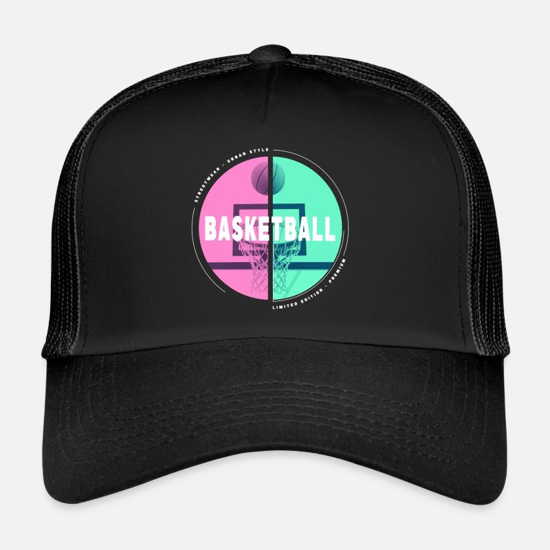 Basketteur Basketteur Basket Dunking Sport Vintage Casquette trucker 