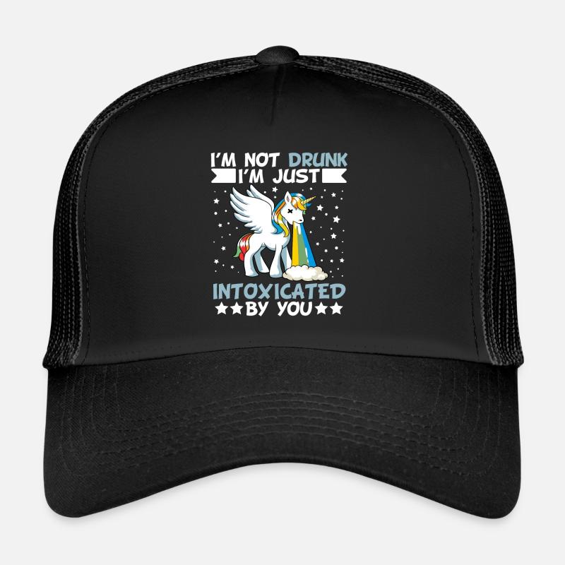 Magical Mythical Clouds Drunkard Beer Rainbow Top Trucker Cap