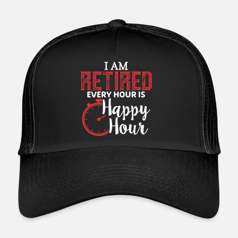 Retraité, Chaque heure compte. Retraité Casquette trucker 