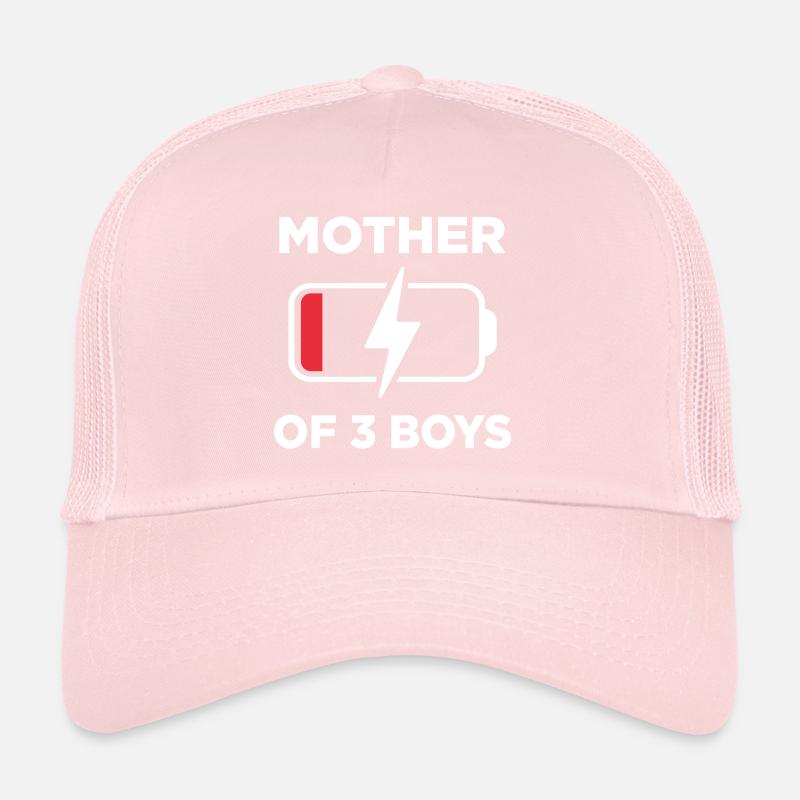 Mère de 3 garçons Casquette trucker 