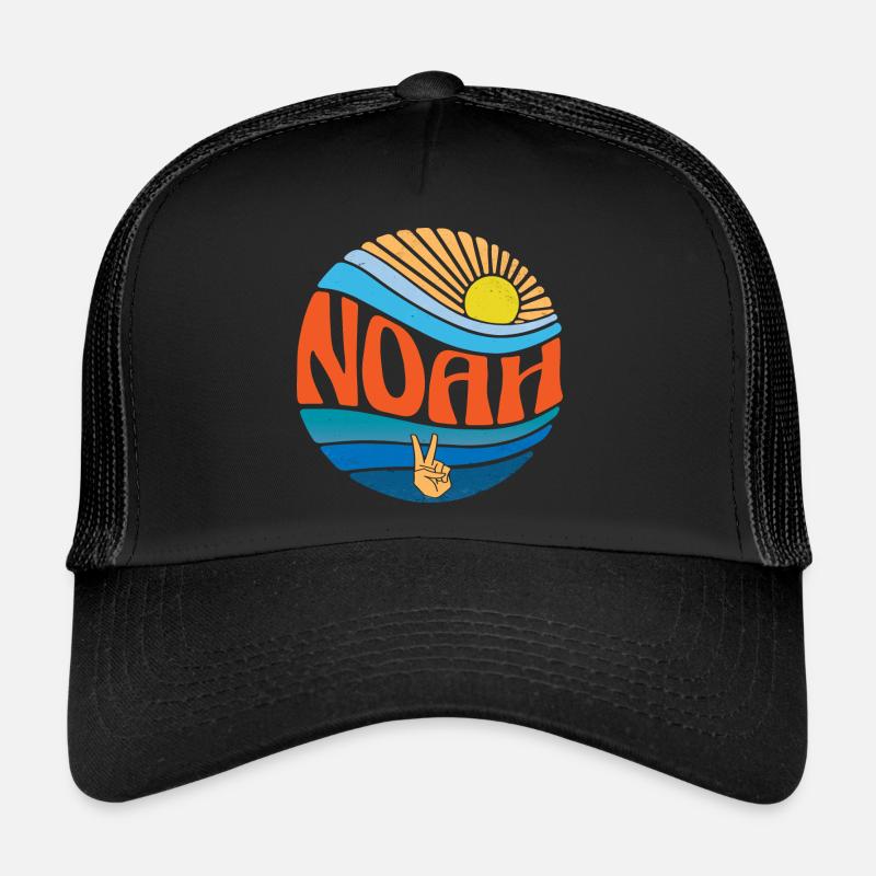 Noah Hemd Vintage Sunset Noah Groovy Tie Dye Trucker Cap