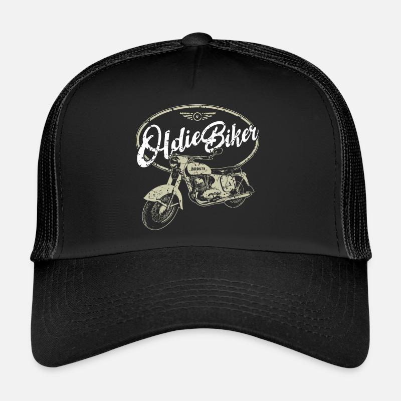 Oldtimer Motorcycle - Oldie Biker Trucker Cap