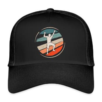 Escalade Vintage Bloc Escalade Grimpeur - Casquette trucker  - noir/noir - Devant