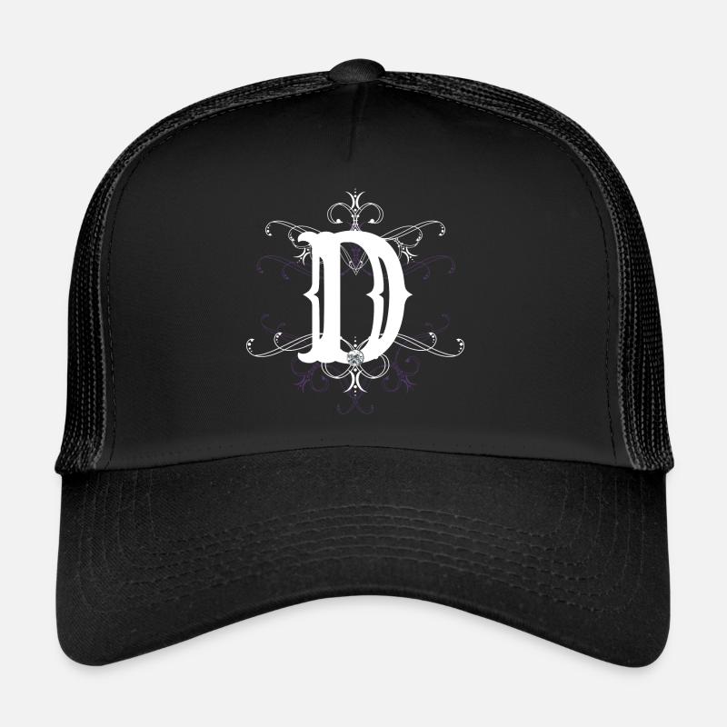 Letter D, point (D) Trucker Cap