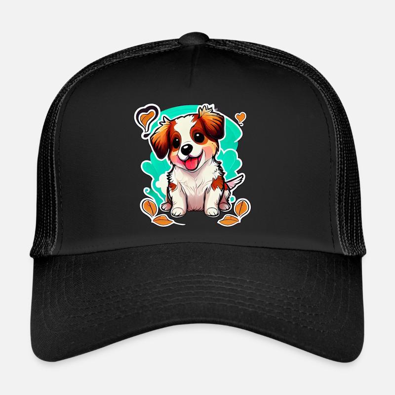 Cute dog: love at first bite Trucker Cap