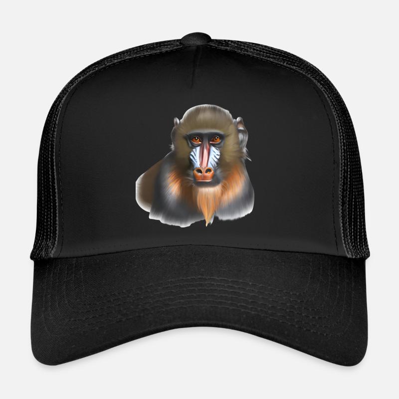 Mandrill Monkey Trucker Cap