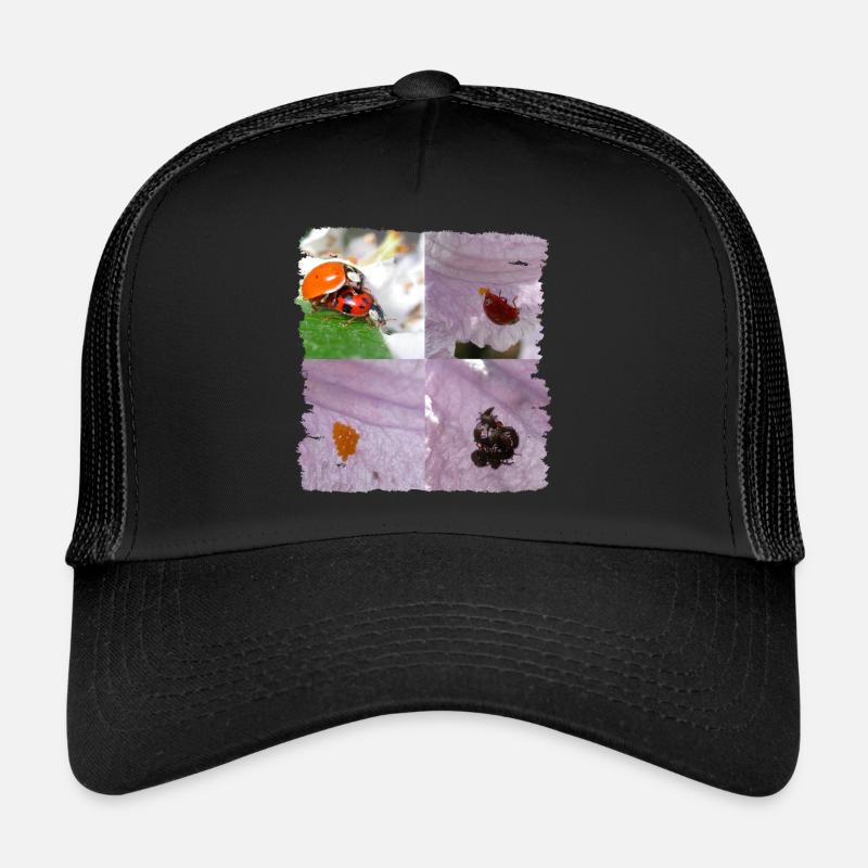 Deux coccinelles dans la planification familiale Casquette trucker 
