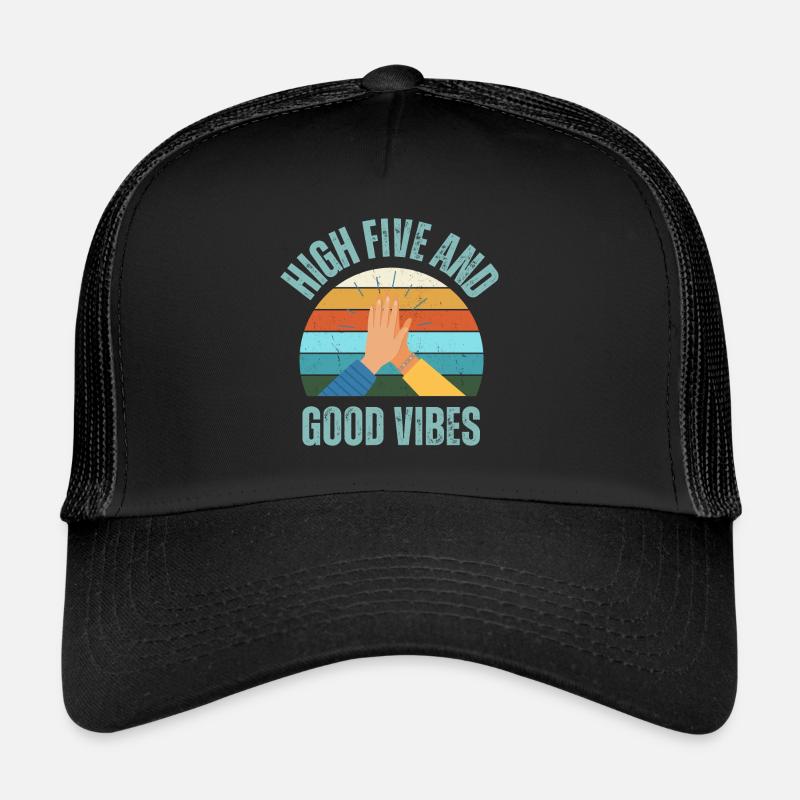 High Five et Good Vibes Casquette trucker 