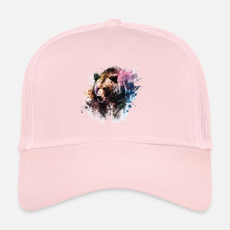 ours, grizzly Casquette trucker 