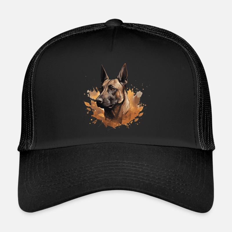 Belgian Shepherd Malinois - Trucker Cap - black/black