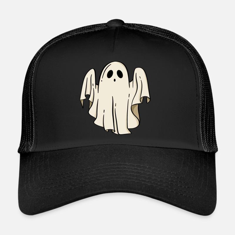 Ghost Halloween Trucker Cap
