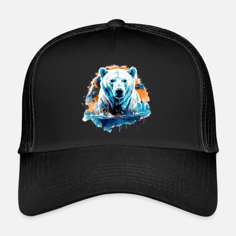 Eisbär - Trucker Cap - Schwarz/Schwarz