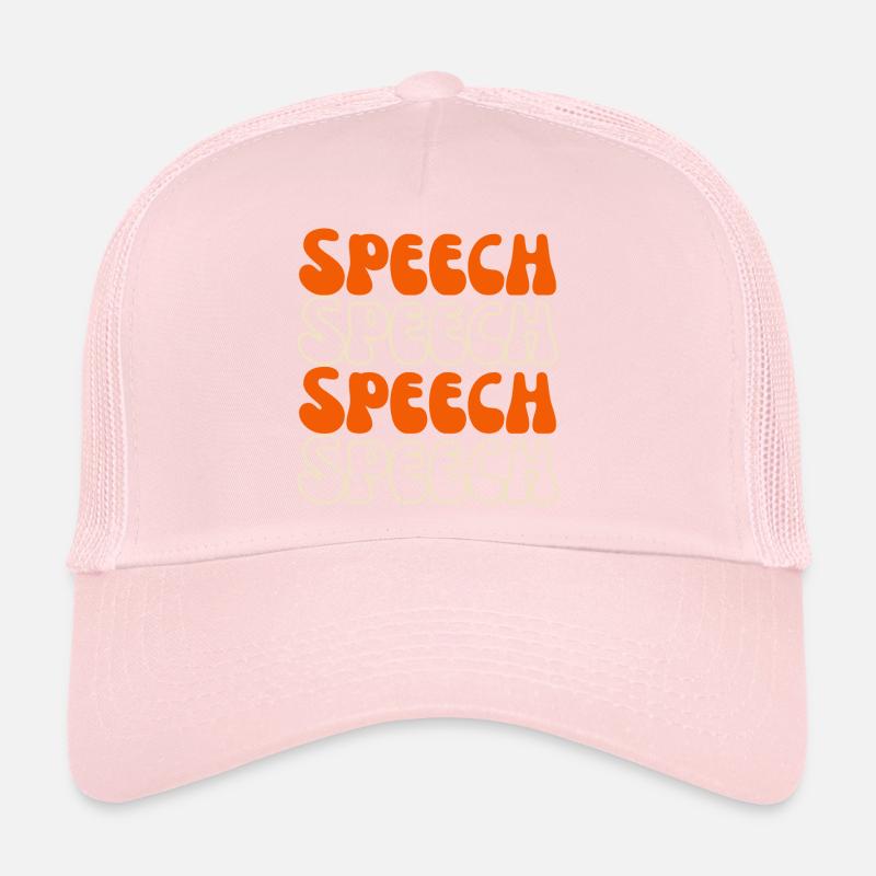 Speech Therapy Speech Language Pathology SLP Trucker Cap