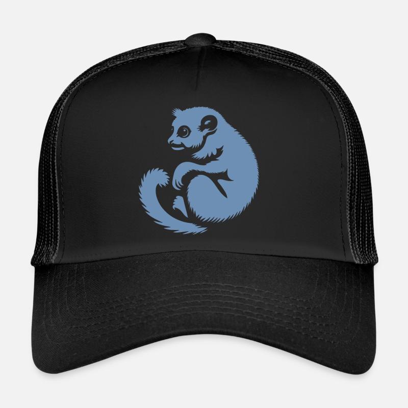 Loris Slowlori Silhouette Mammal Trucker Cap