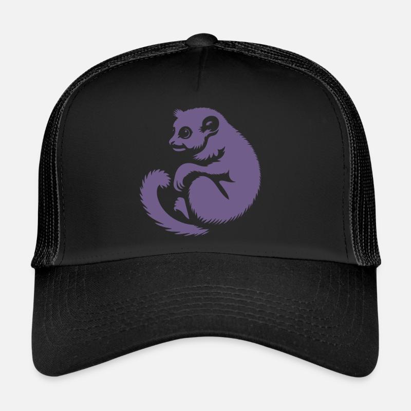 Loris Slowlori Silhouette Mammifère Casquette trucker 
