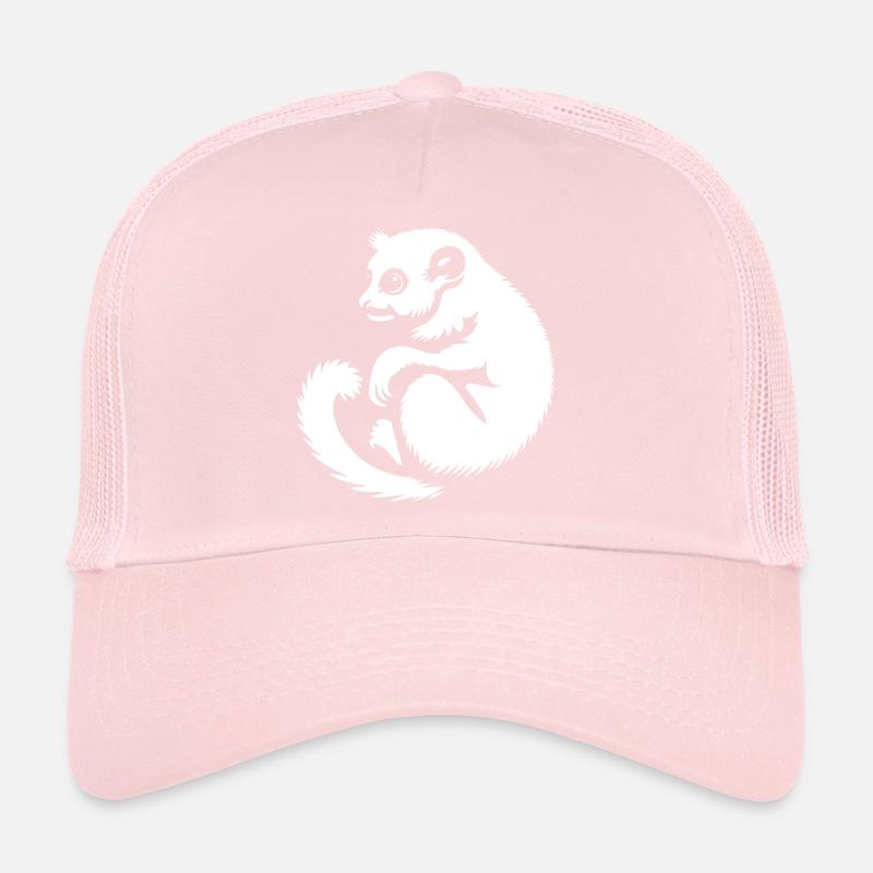 Loris Slowlori Silhouette Mammal Trucker Cap
