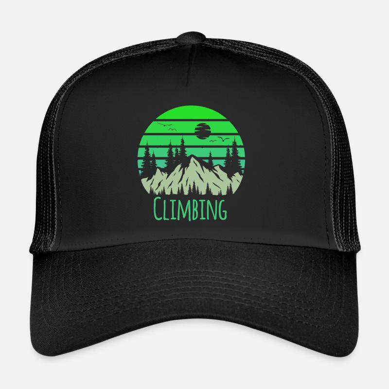 Climbing - Trucker Cap - Schwarz/Schwarz