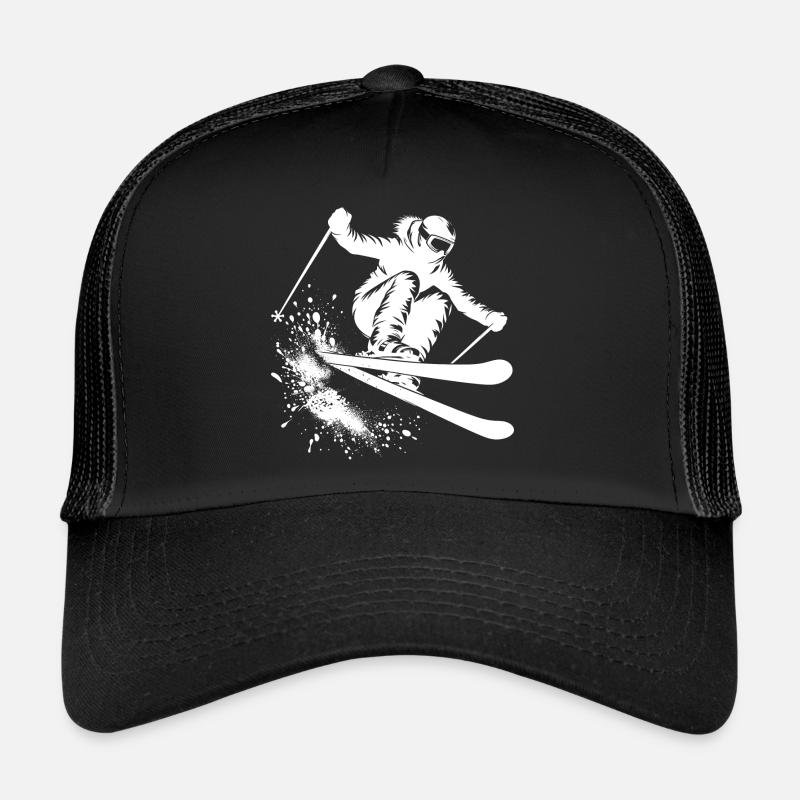Saut à ski, hiver, vacances de ski, piste Casquette trucker 
