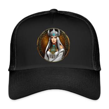 Proud Vikings in Germania Shieldmaiden - Trucker Cap - black/black - Front