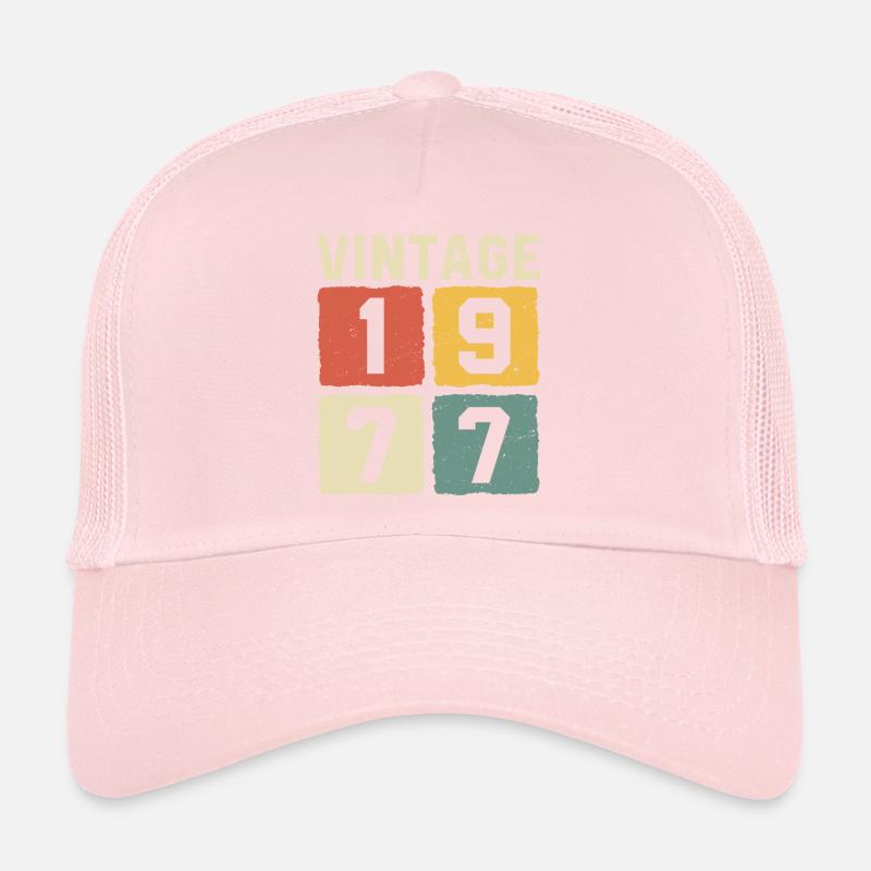 Millésime 1977 Né en 1977 Casquette trucker 