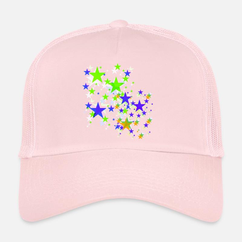 Sterne,stern, bunte Sterne Trucker Cap