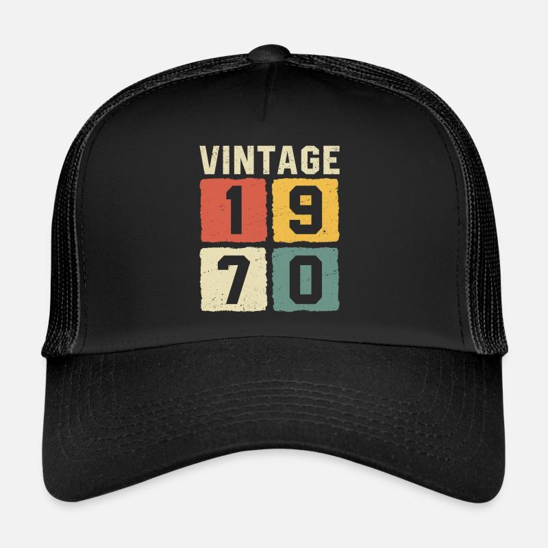 Vintage 1970 Born 1970 Trucker Cap