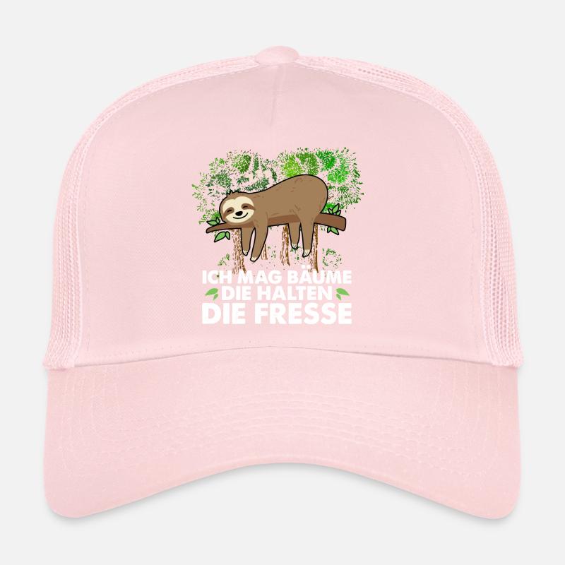I like trees that keep their mouths shut Trucker Cap