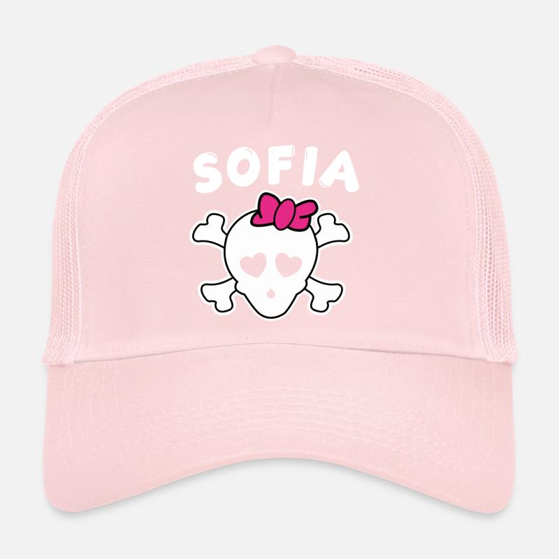 Pirate Sofia Design pour les filles et les femmes Casquette trucker 