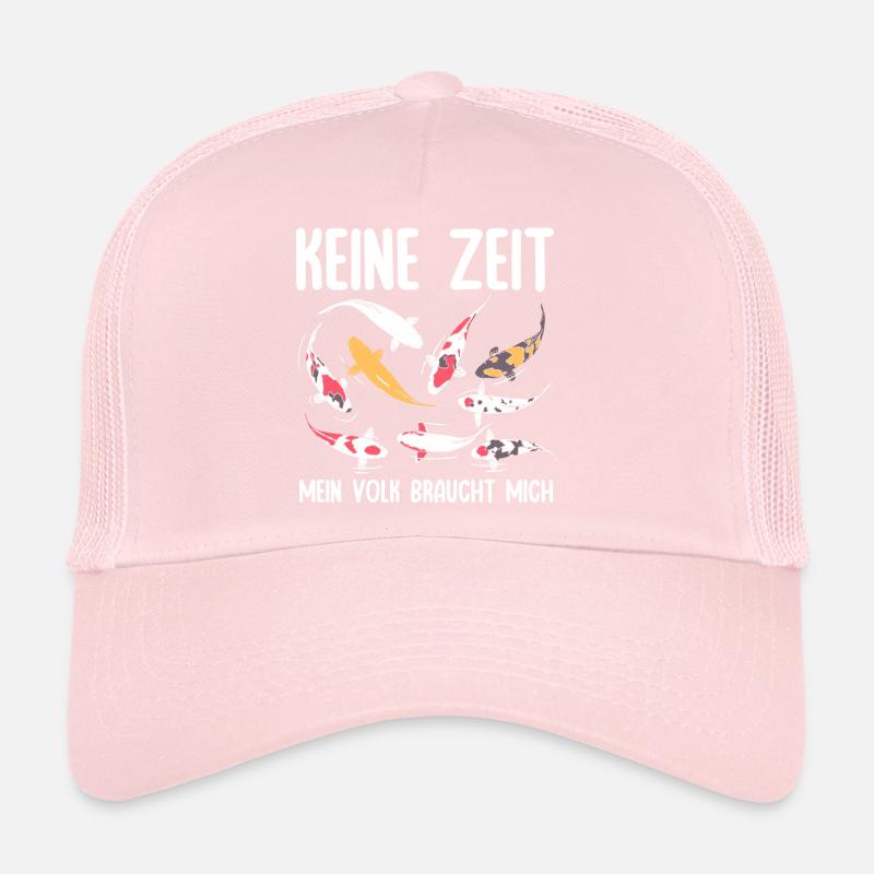 Pas le temps, mon peuple a besoin de moi, carpe koï Casquette trucker 