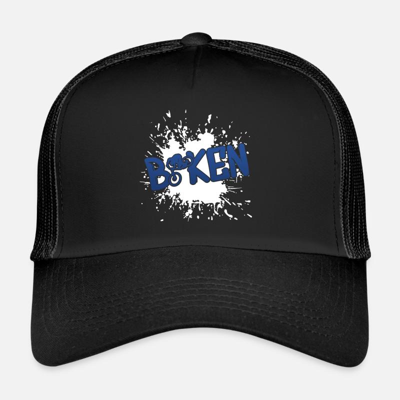 Biken Biker Trucker Cap