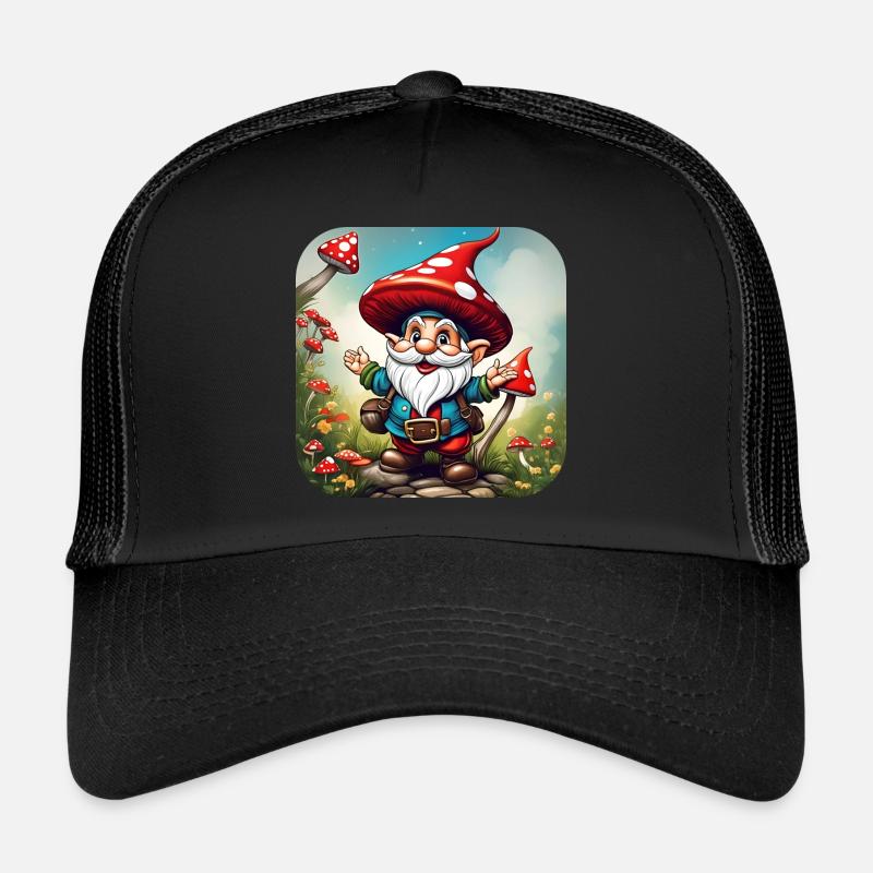 Cute Toadstool Leprechaun Trucker Cap