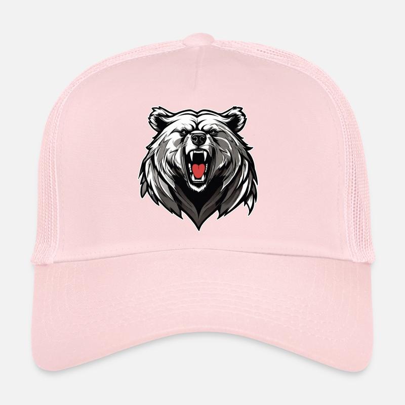 Fier ours rugissant Casquette trucker 