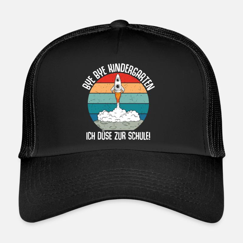 Bye Bye Kindergarten Je vais à l’école Casquette trucker 