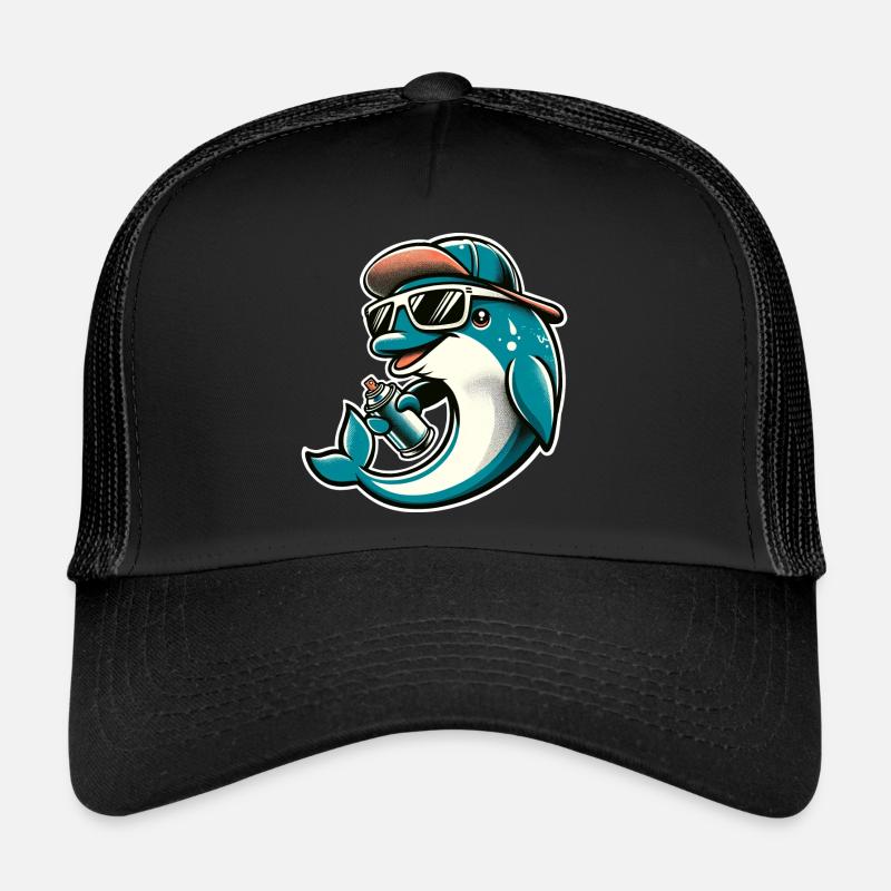 Bombe aérosol Dolphin Graffiti Casquette trucker 