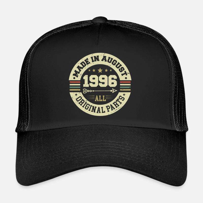 August 1996 Birthday present August 1996 August Trucker Cap