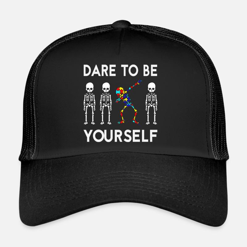 Autismus - Trucker Cap - Schwarz/Schwarz