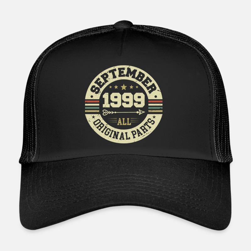 25th birthday 1999 Legendary since September 1999 Trucker Cap